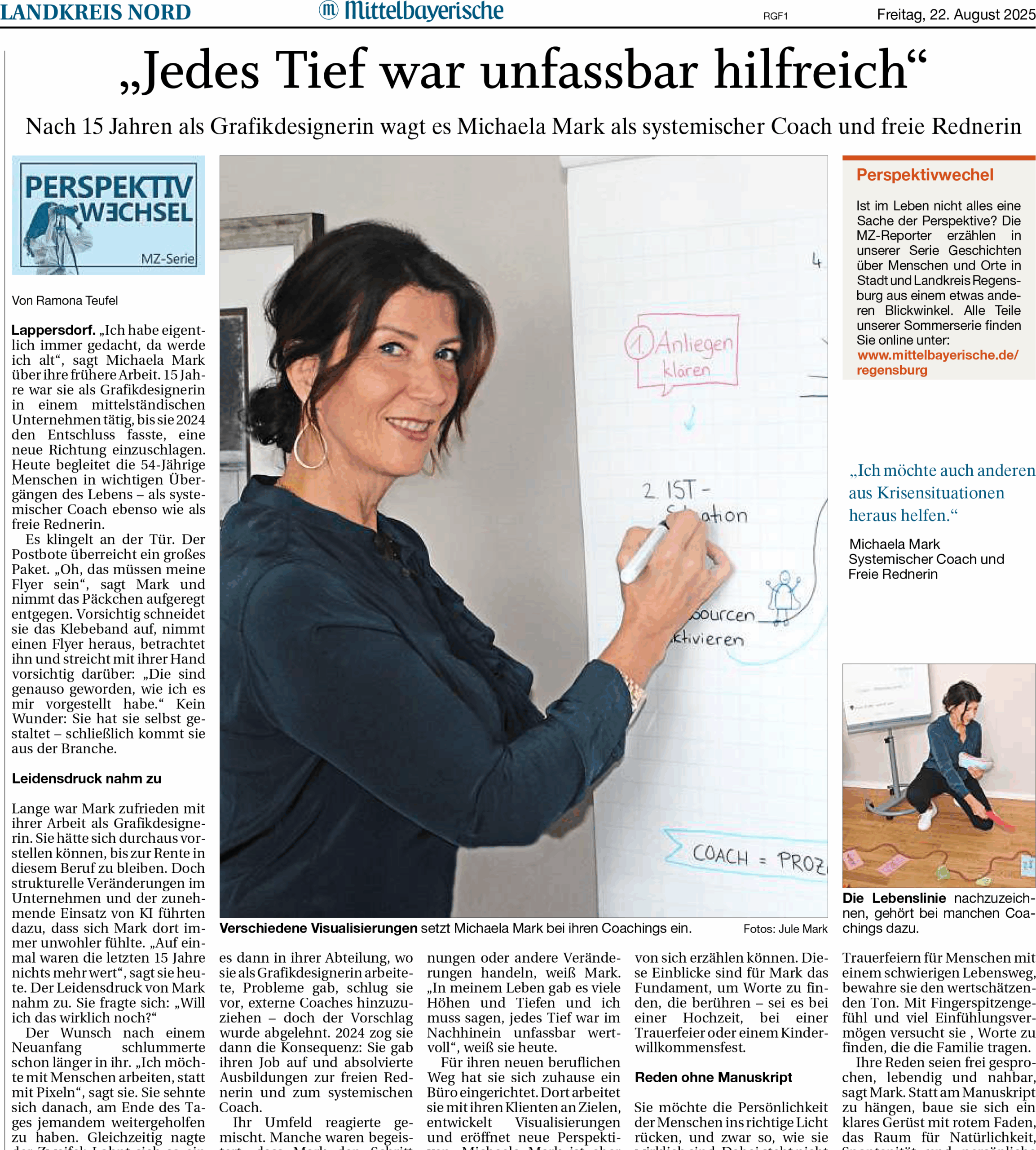Zeitungsartikel Mittelbayerische Zeitung